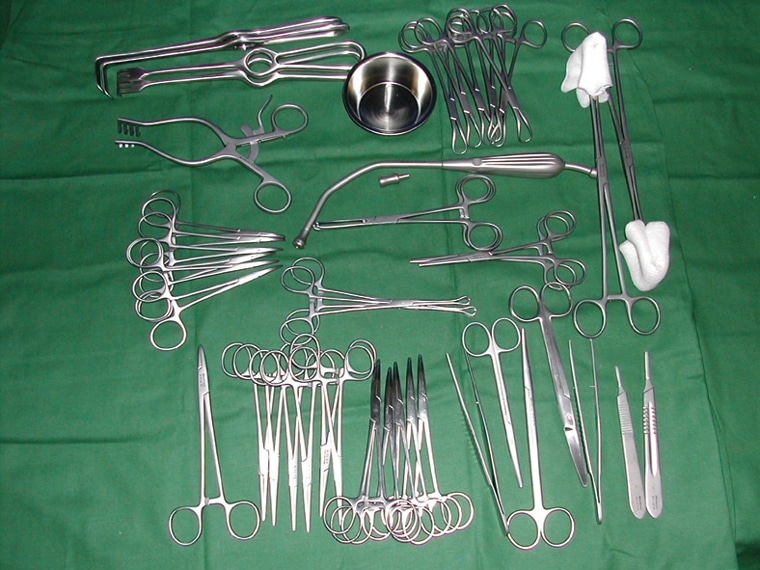 Surgical Instruments List, Names and Functions Sutured